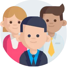 Ícono de un grupo de personas para los más de 700 mil usuarios de la plataforma.