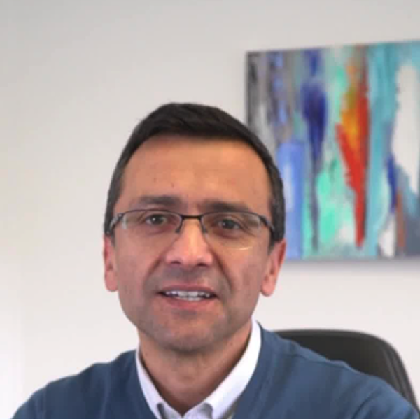 Retrato de Eduardo Reinier, Director del Instituto San Pedro.